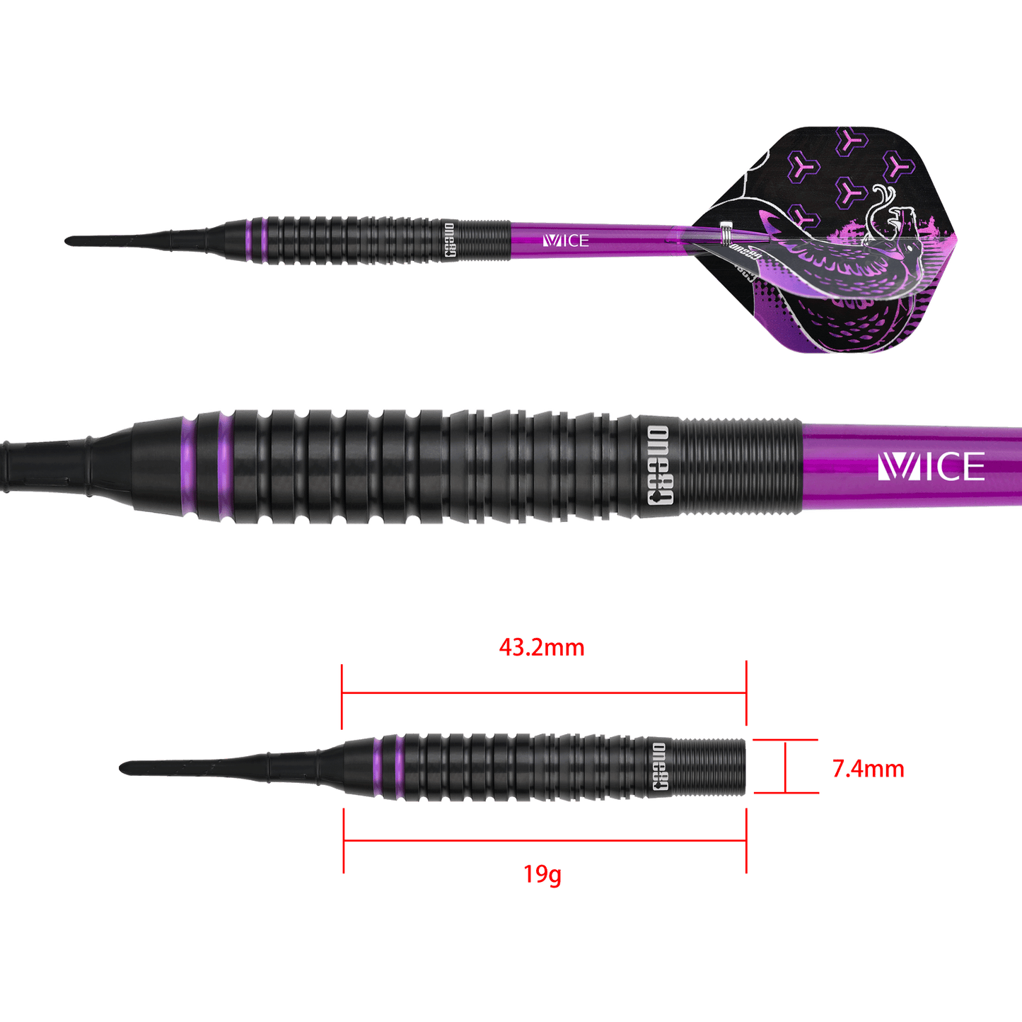 One80 Jelle Klaasen HD Softdart 19g