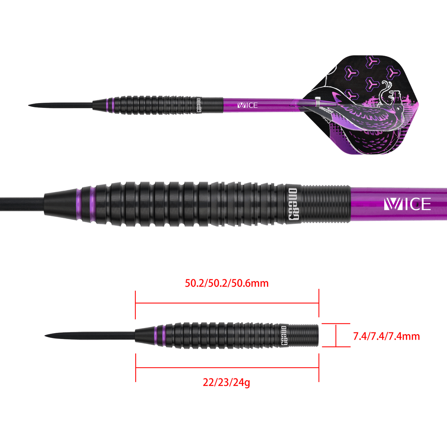 One80 Jelle Klaasen HD Steeldart