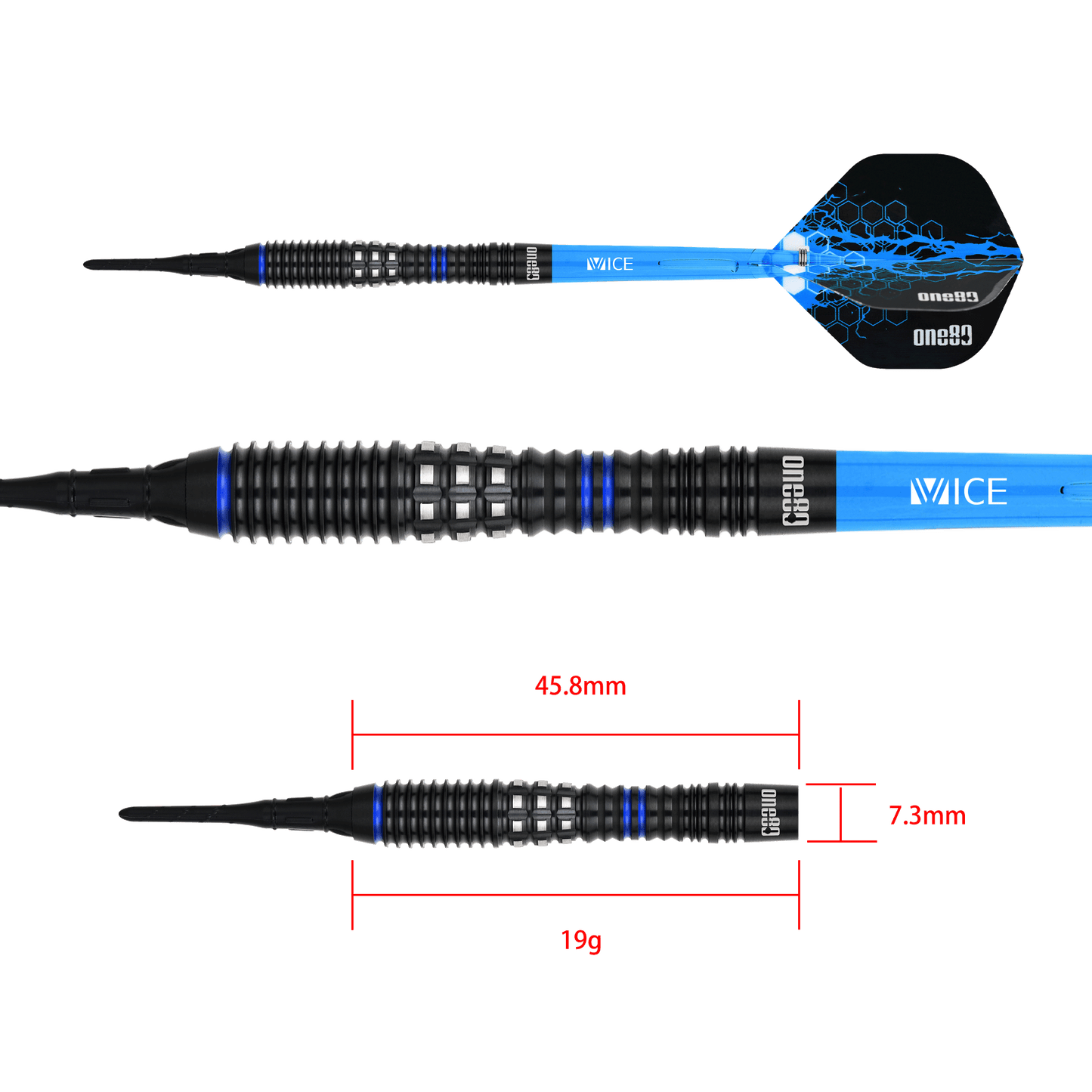 One80 Darren Johnson Softdart 19g