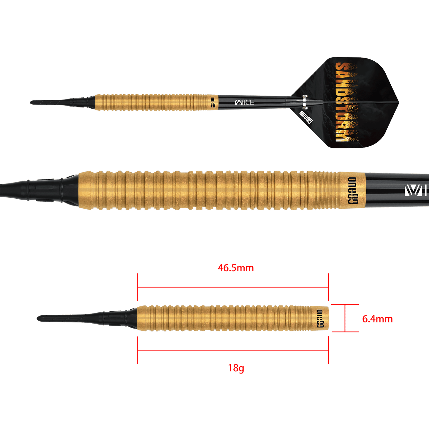 One80 Sandstorm 04 - 18g Softdart