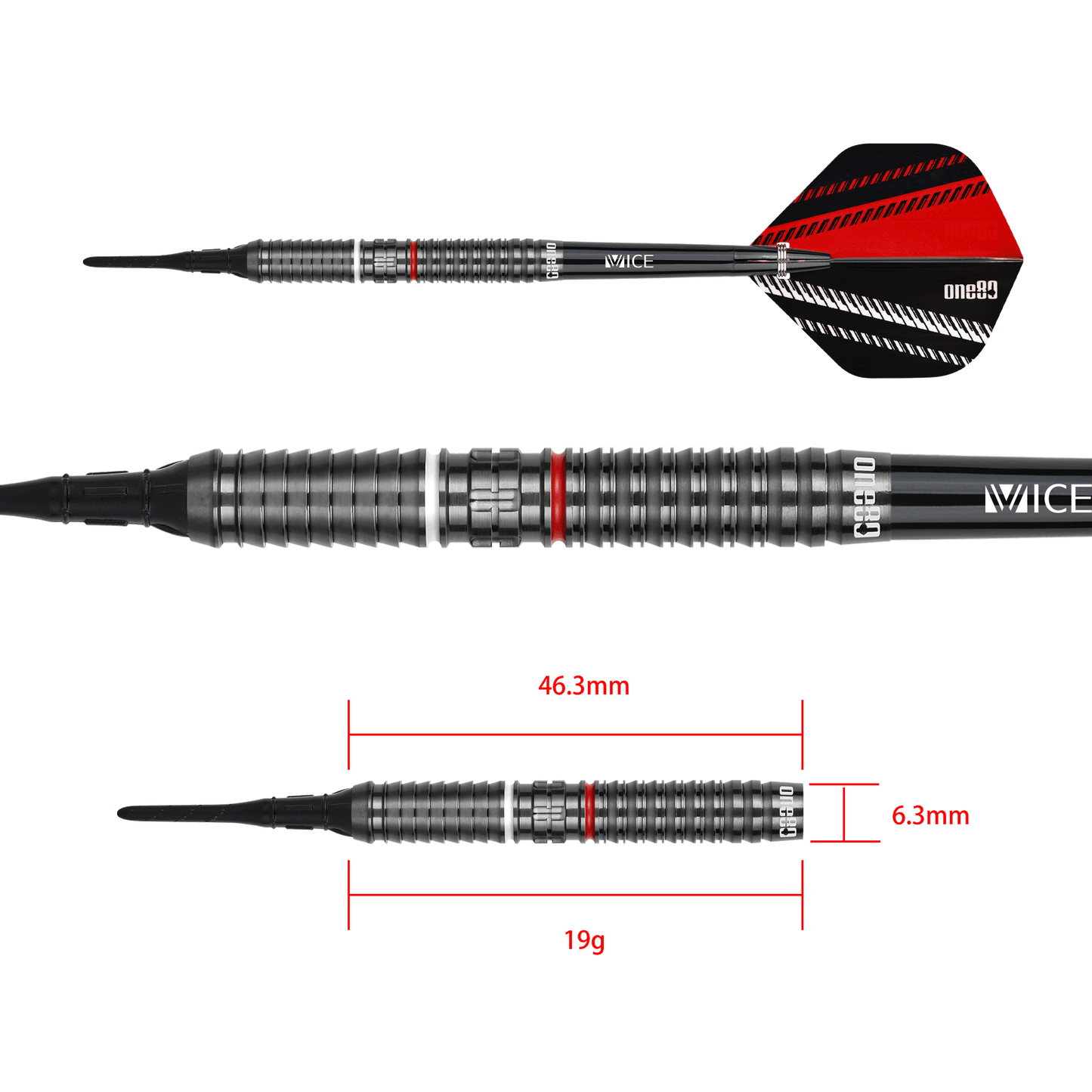 One80 Danny van Trijp 19g Signature Softdart