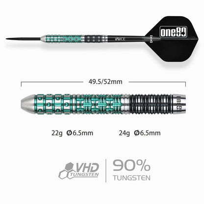 ONE80 Ludo Le Mat Signature Steeldart