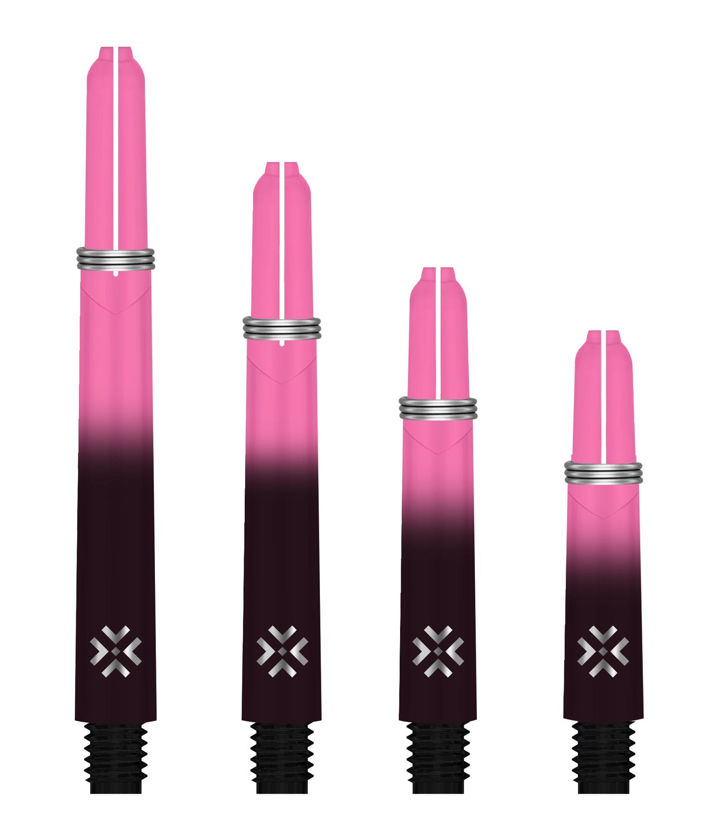 Bullet Shafts Black / Pink