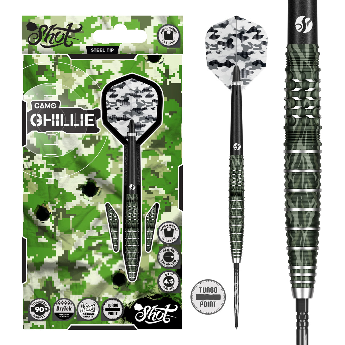 Shot Camo Ghillie 90% TP Steeldart