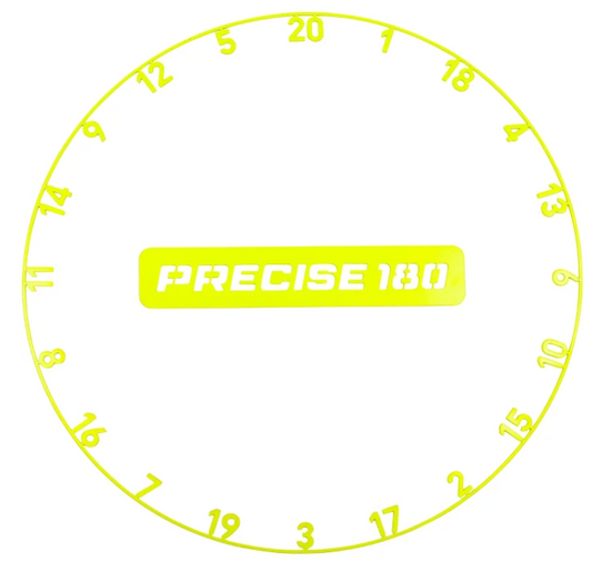 Precise180 Zahlenring - Electric Yellow