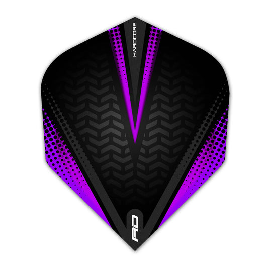 RedDragon Hardcore Radical Purple Dart Flights