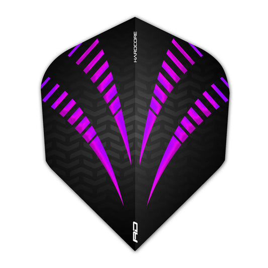 RedDragon Hardcore Radical Purple Dart Flights