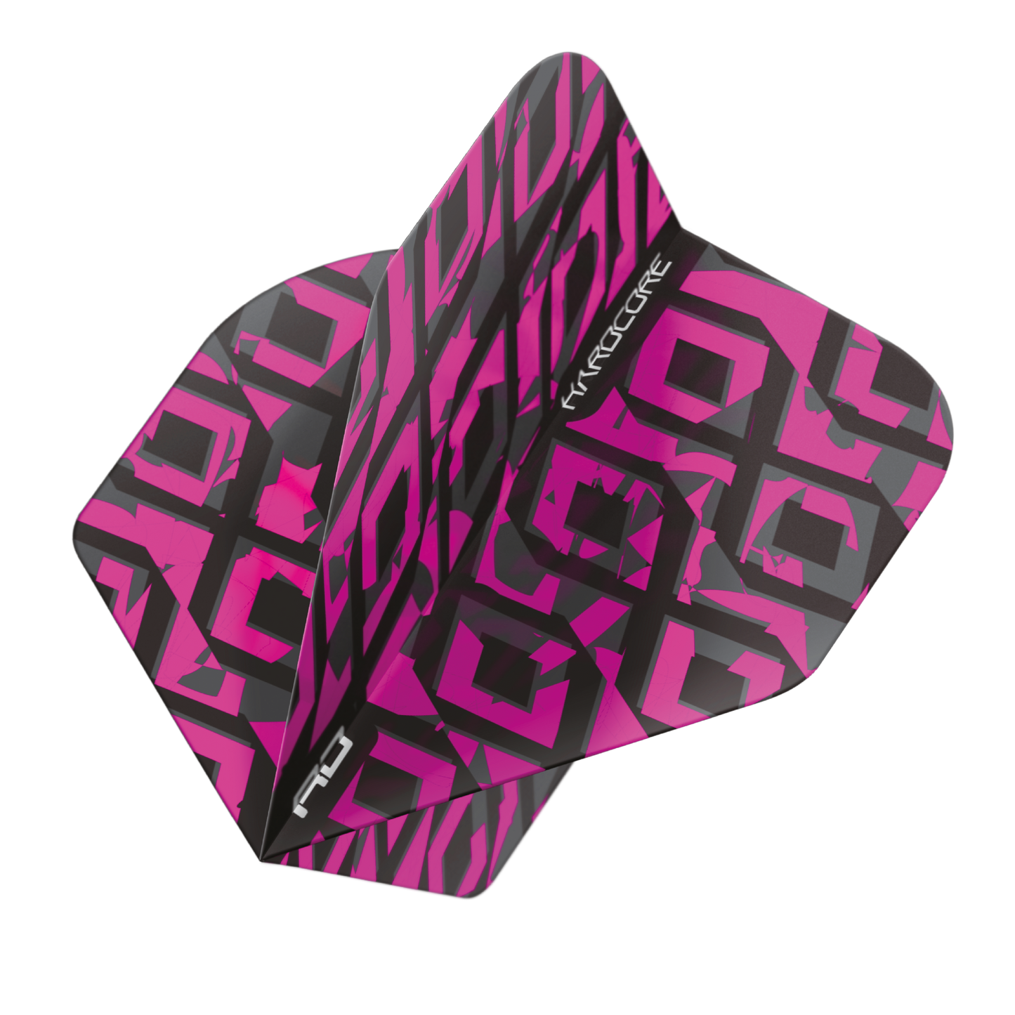 Red Dragon Hardcore Radical Black & Pink - Dart Flights