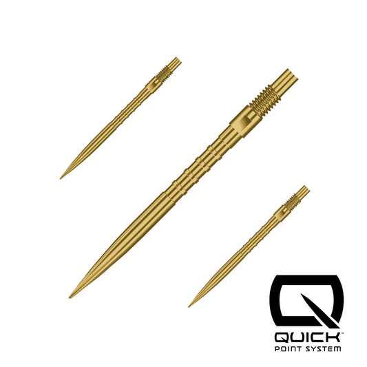 Harrows Heavy Metal Grip Quick Points - gold