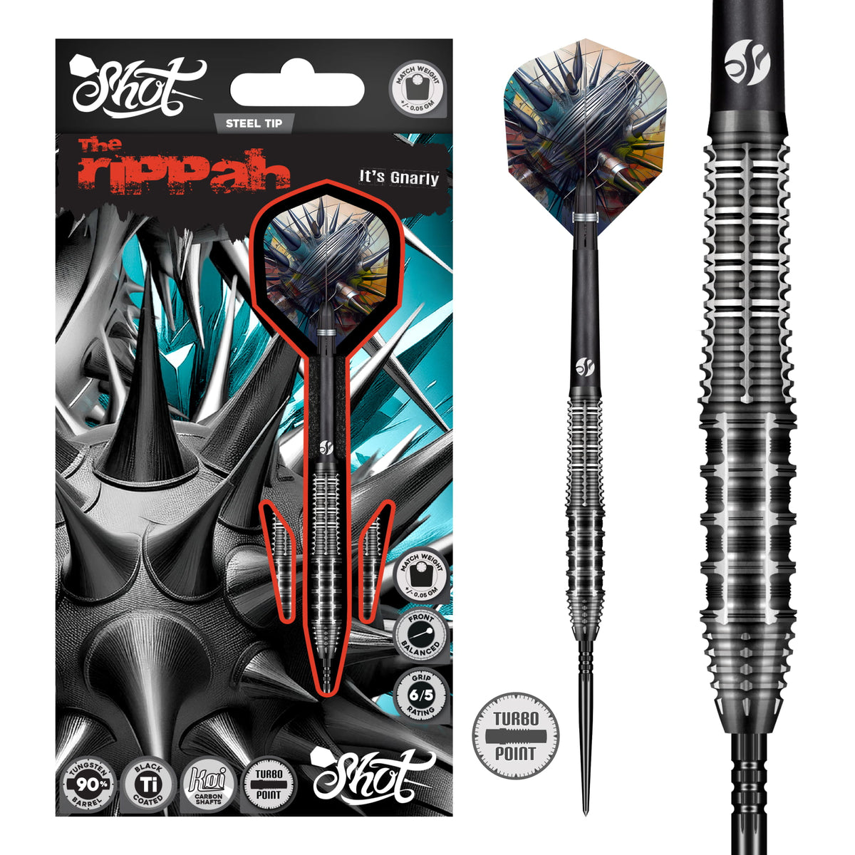 Shot Gnarly Rippah 90% TP Steeldart