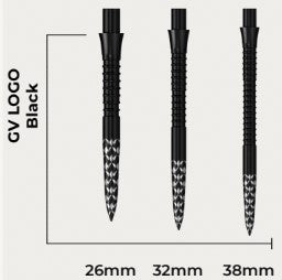 Mission Caliburn EVO Dart Points - GV Logo schwarz