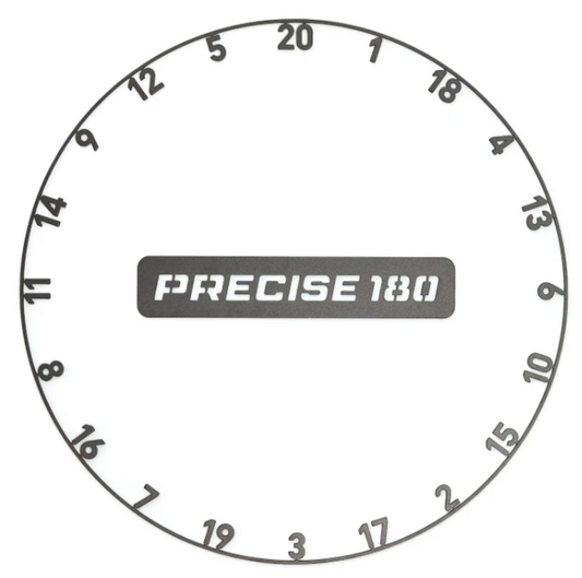 Precise180 Zahlenring - Graphit