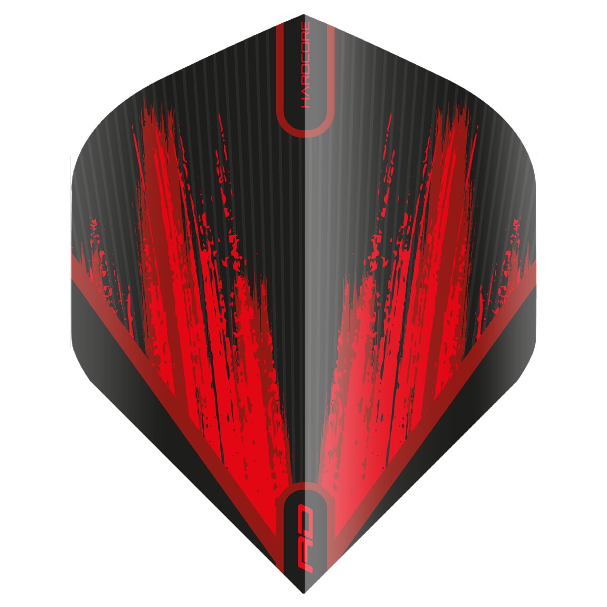 RedDragon Hardcore Radical Red/Black Dart Flights