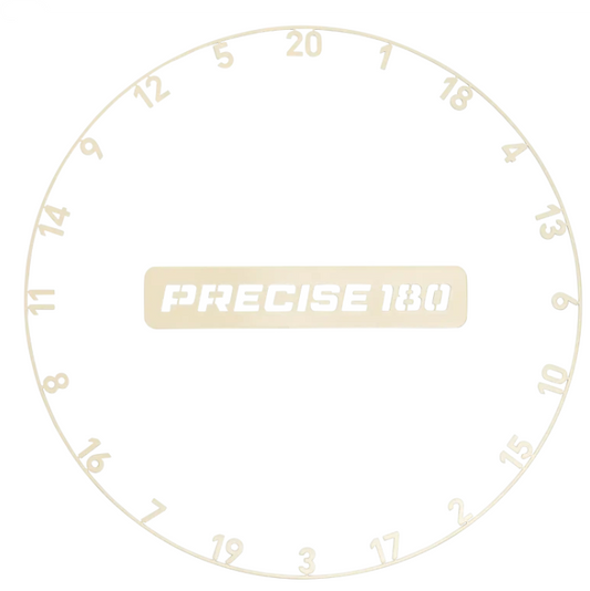 Precise180 Zahlenring - Ivory Sisal