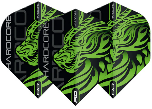 RedDragon Jonny Clayton Green Dragon Hardcore Standard Dart Flights