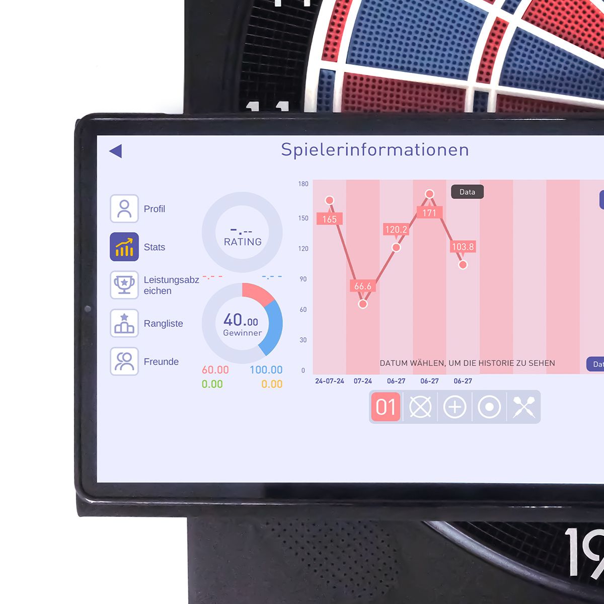 Karella Elektronische Dartscheibe CB-Smart Turnierausführung
