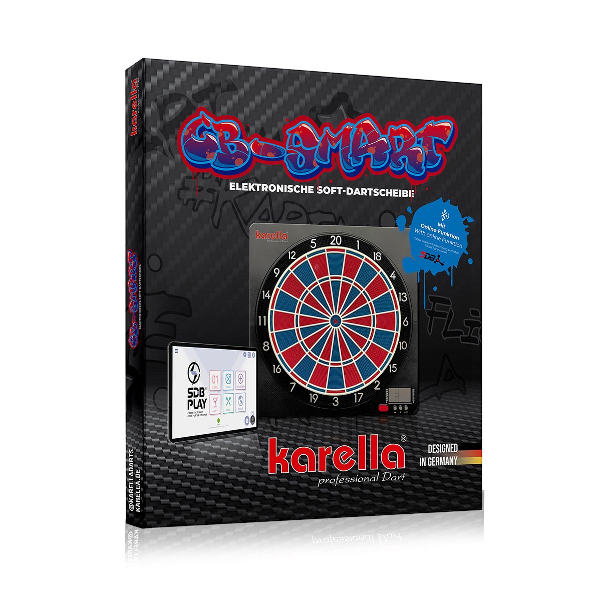 Karella Elektronische Dartscheibe CB-Smart Turnierausführung
