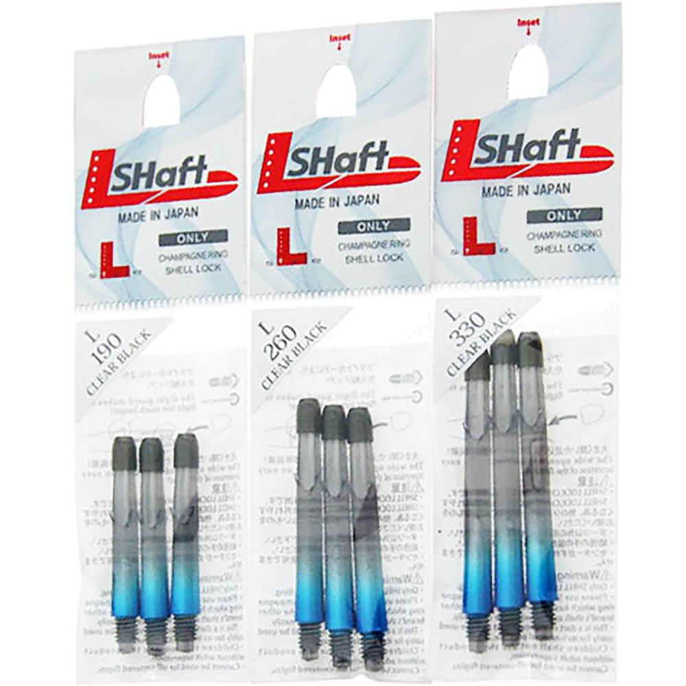 L-Style 2tone Shaft clear black - blue