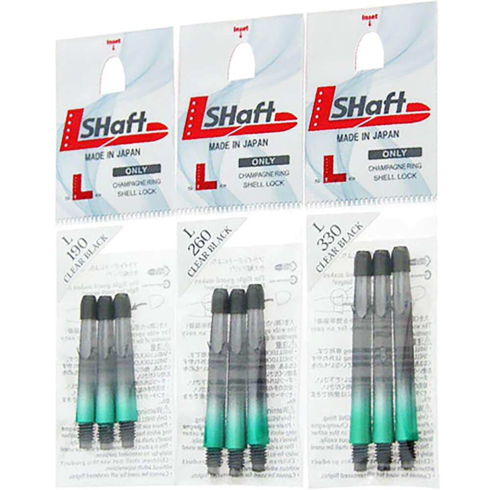 L-Style 2tone Shaft clear black - green