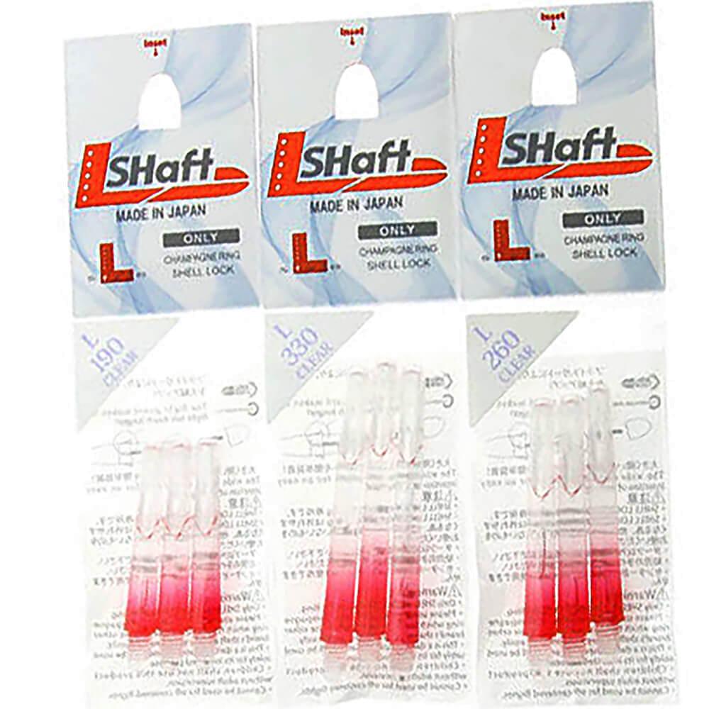 L-Style 2tone Shaft clear - red