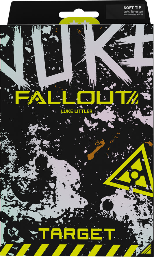 Target Luke Littler Nuke Fallout 90% 19g Softdart