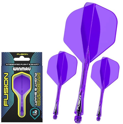 Winmau Fusion Flight Shaft System No2 - Lila