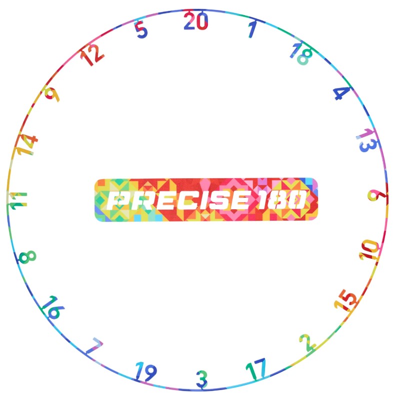 Precise180 Zahlenring - Polychrome