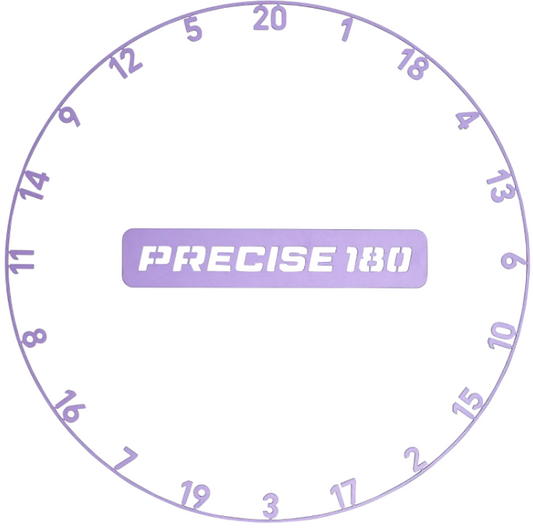 Precise180 Zahlenring - Purple Pulse