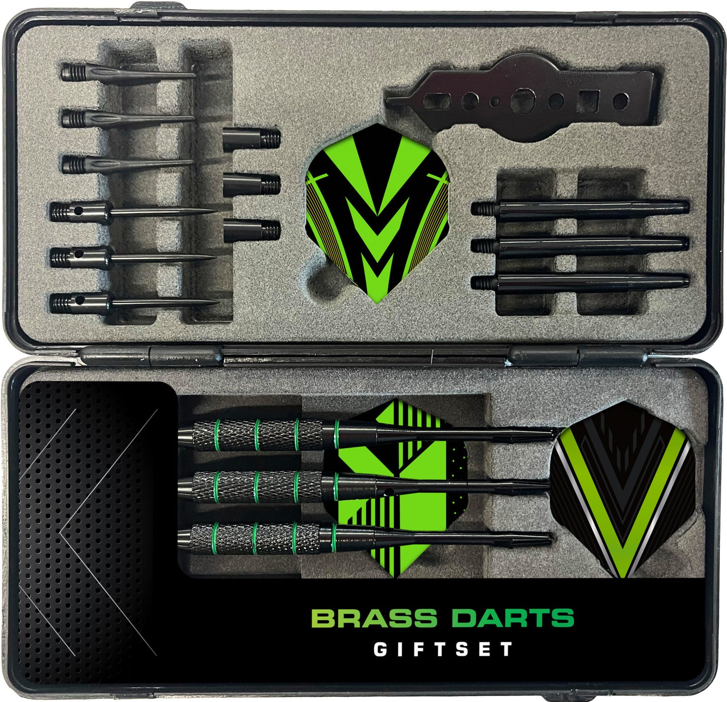 XQMax Blackline Brass Darts 21g Set