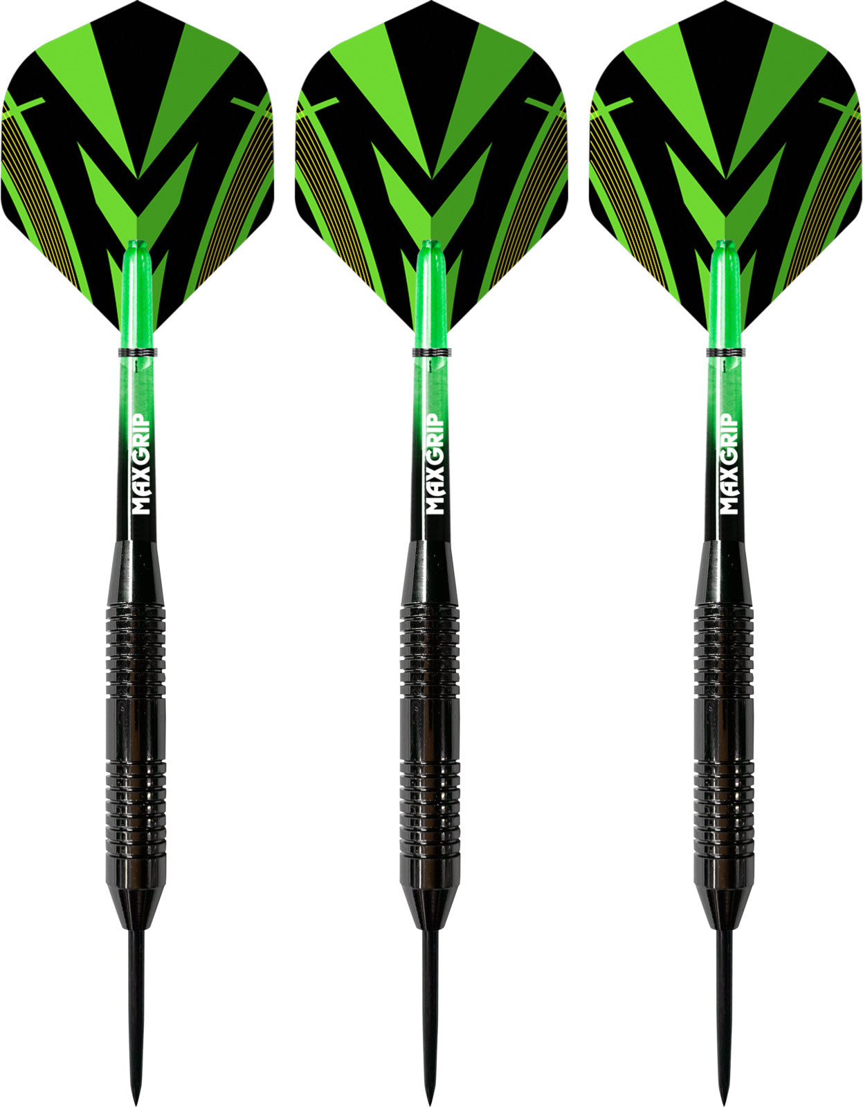 XQMax silver coated - Tungsten Look - Brass Darts 20g Set