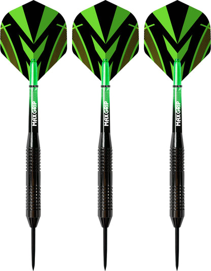 XQMax silver coated - Tungsten Look - Brass Darts 20g Set