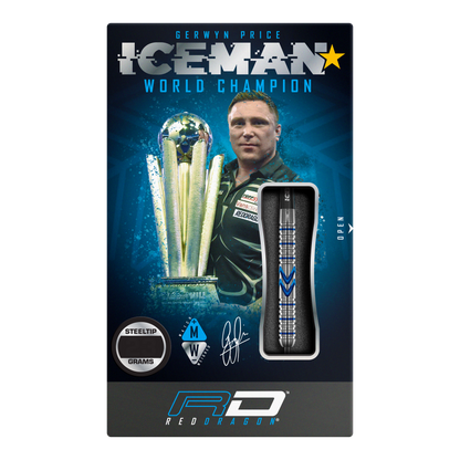 Red Dragon Gerwyn Price Iceman Midnight Edition Steeldart
