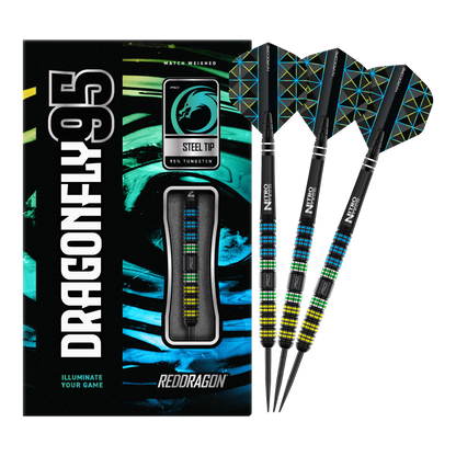 Red Dragon Dragonfly 95 Black Parallel Steeldarts