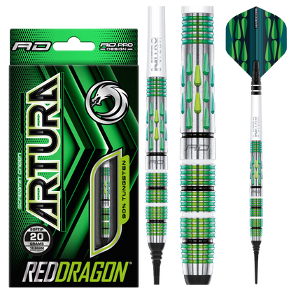 Red Dragon Artura 1 Screamin Green Softdart 20g