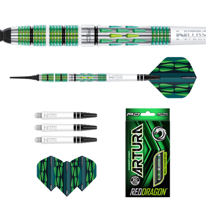Red Dragon Artura 1 Screamin Green Softdart 20g