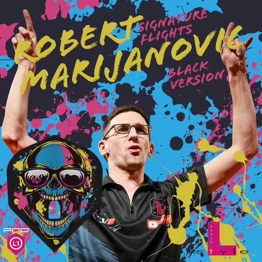 L -Style Signature Flights - Robert Marijanovic V2 schwarz