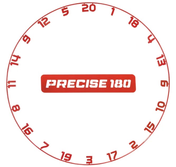 Precise180 Zahlenring - Samurai Inferno Red