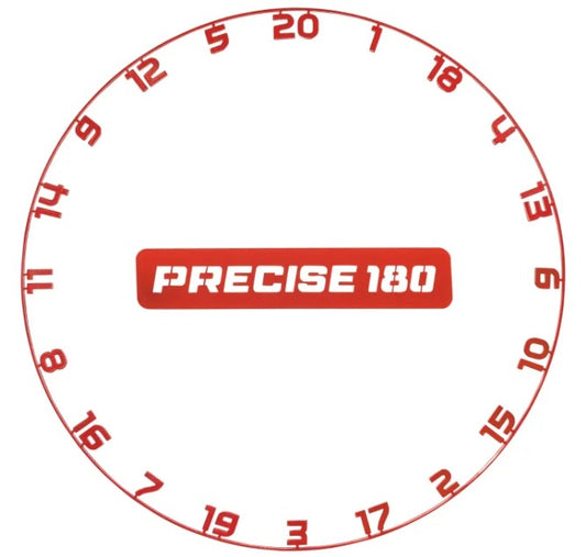 Precise180 Zahlenring - Samurai Inferno Red