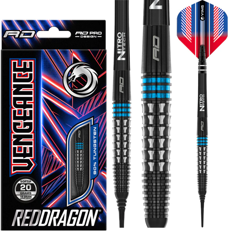 RedDragon Vengeance blue Softdart 20g