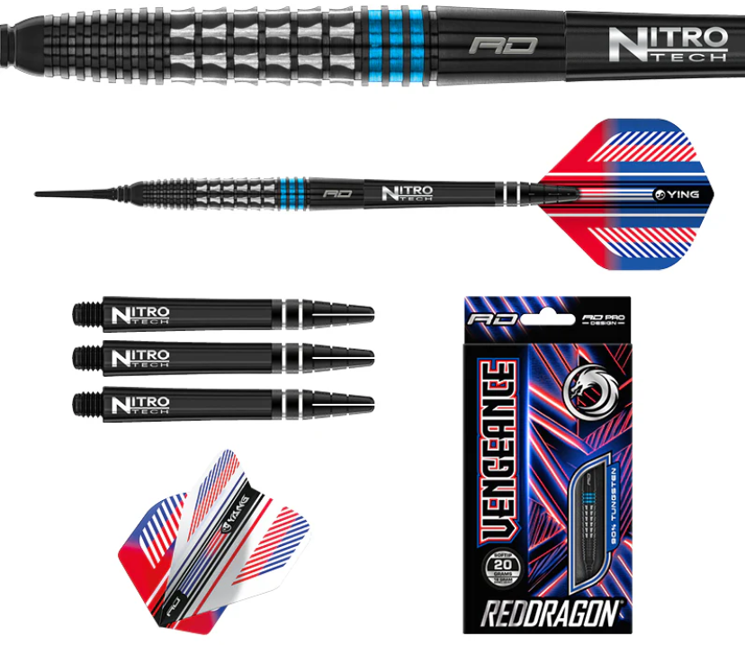 RedDragon Vengeance blue Softdart 20g