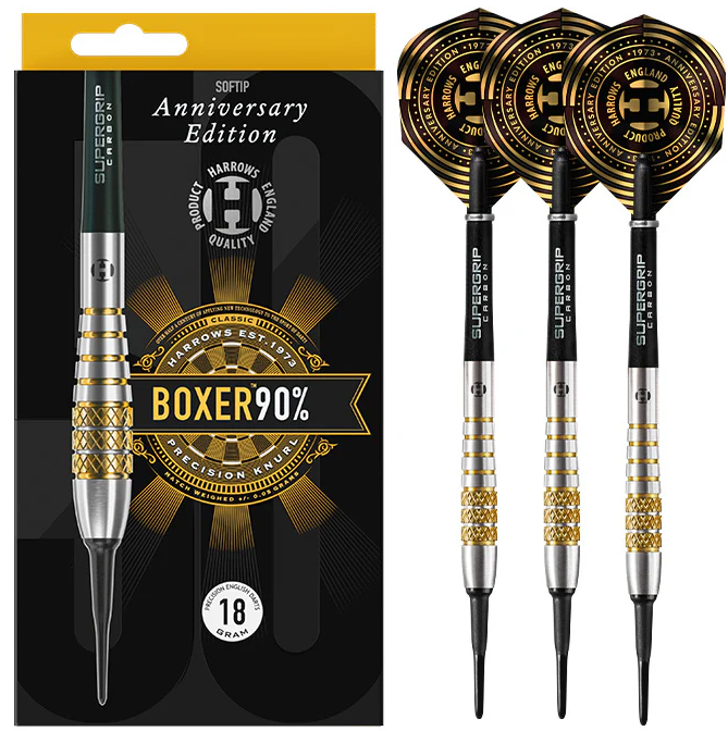 Harrows Boxer Bomb Anniversary Edition 90% Softdart 18g