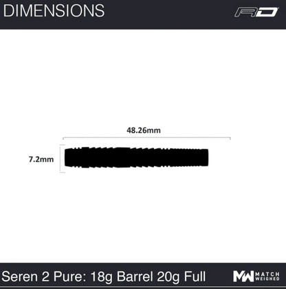 Red Dragon Seren 2 Pure Softdart 18g