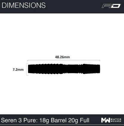 Red Dragon Seren 3 Pure Softdart 18g