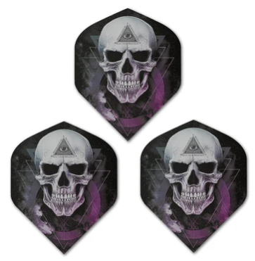 Alchemy Dart Flights - No2 - Std - Silber - The Void