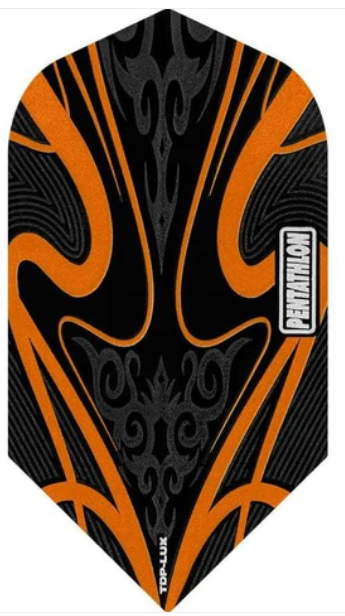 Pentathlon TDP-Lux Dart Flights - Slim - orange