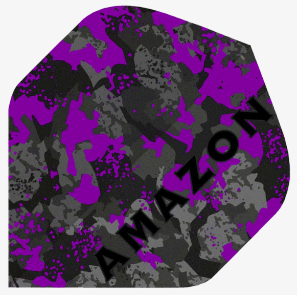 Amazon Dart Flights - 100 Micron No2 - Camo lila