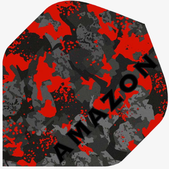 Amazon Dart Flights - 100 Micron No2 - Camo rot