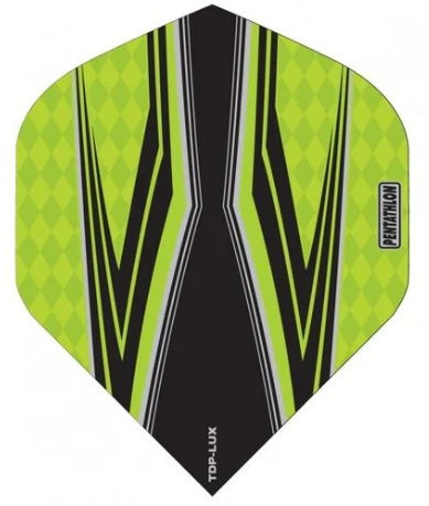 Pentathlon TDP-Lux Dart Flights - Vision Black Centre - No2 grün