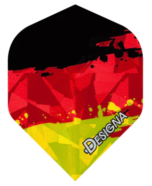 Designa Patriot Dart Flights - Hologramm - Std - Deutschland