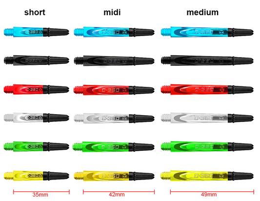 Harrows 360 Carbon Shafts Spin